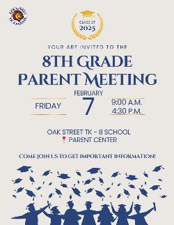 8th Grade Parent Meeting